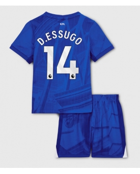 Chelsea Dario Essugo #14 Maglia Gara Casa Repliche 2025-26 Bambino Maniche Corte